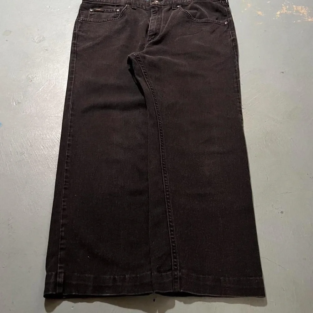 Lee Black Relaxed Fit Jeans with Smooth Finish - Picture 1 of 7